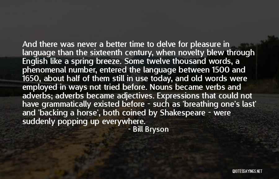 1500 Century Quotes By Bill Bryson