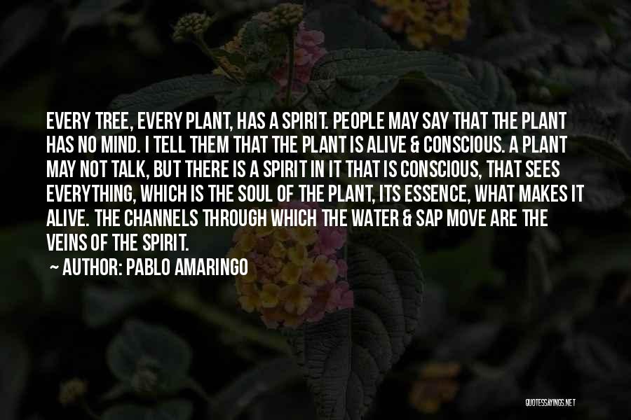 Pablo Amaringo Quotes: Every Tree, Every Plant, Has A Spirit. People May Say That The Plant Has No Mind. I Tell Them That