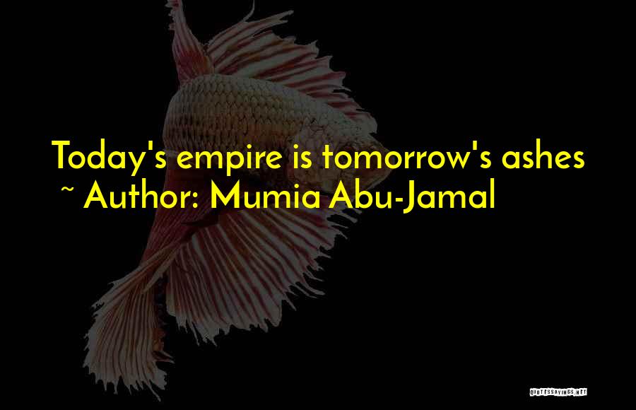 Mumia Abu-Jamal Quotes: Today's Empire Is Tomorrow's Ashes