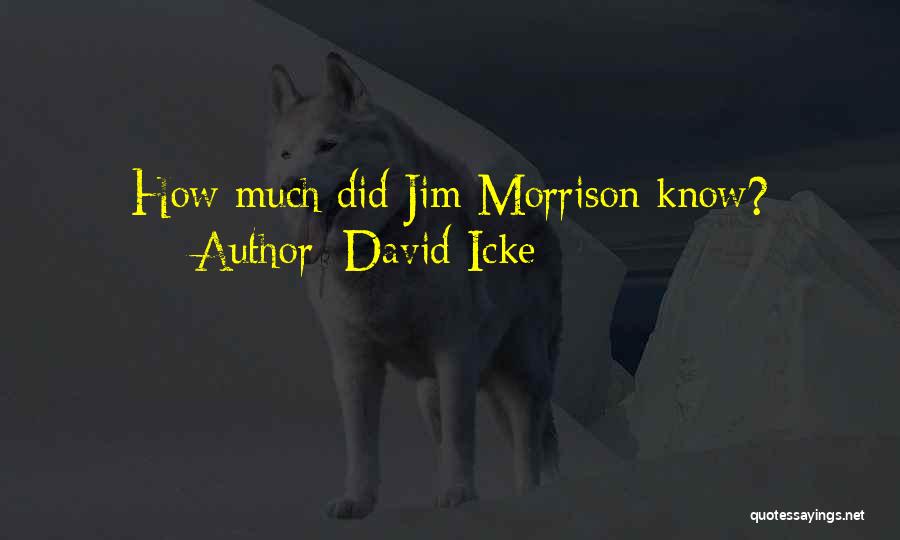 David Icke Quotes: How Much Did Jim Morrison Know?