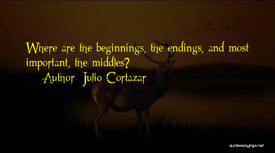 Julio Cortazar Quotes: Where Are The Beginnings, The Endings, And Most Important, The Middles?