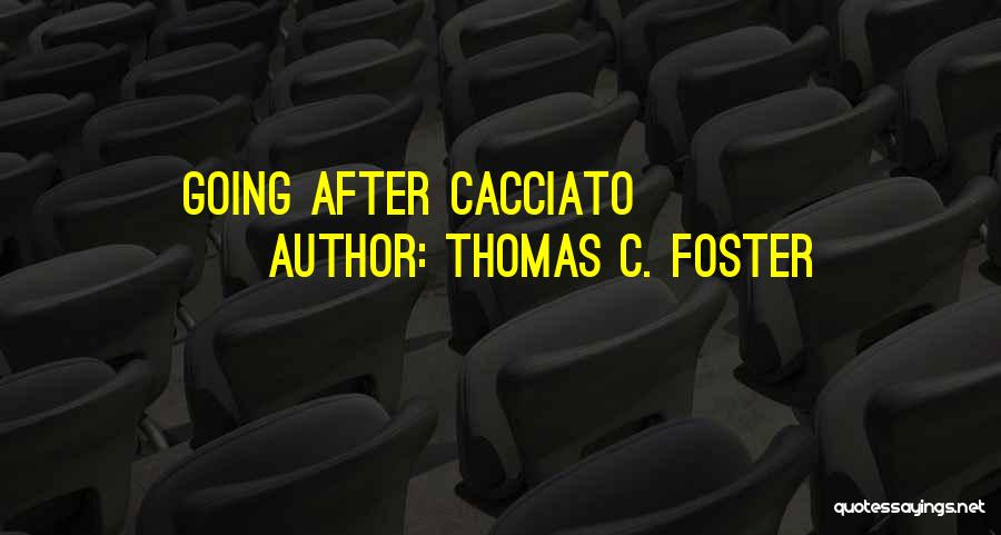 Thomas C. Foster Quotes: Going After Cacciato