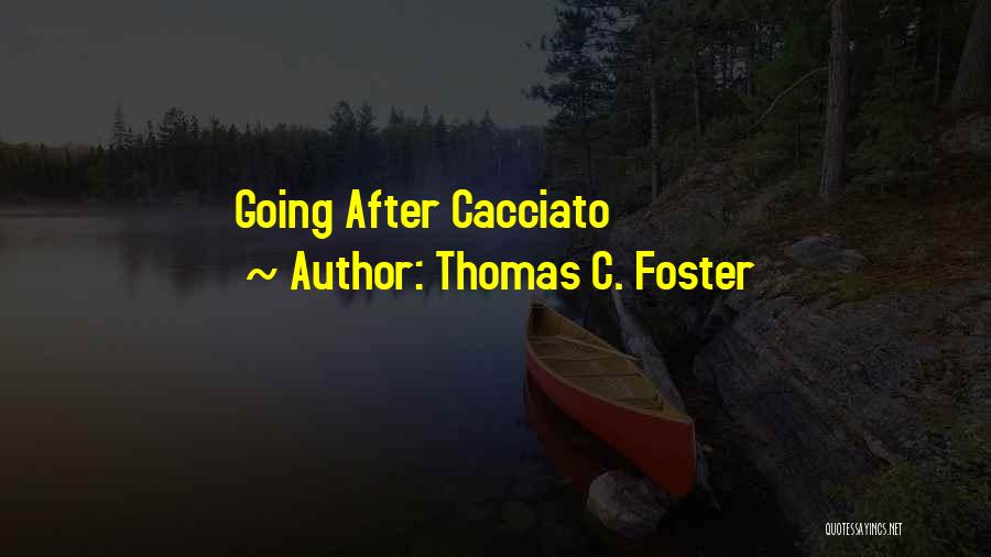 Thomas C. Foster Quotes: Going After Cacciato