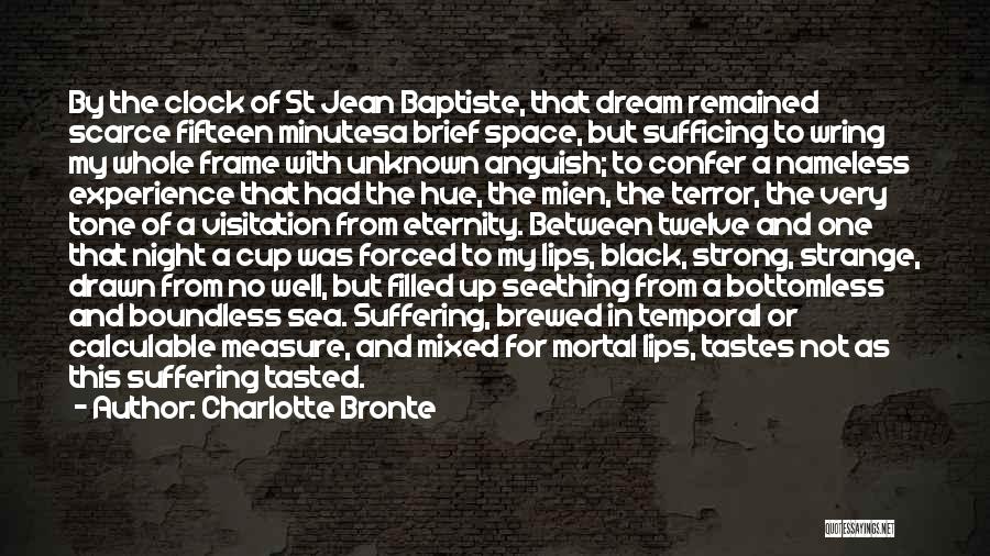 Charlotte Bronte Quotes: By The Clock Of St Jean Baptiste, That Dream Remained Scarce Fifteen Minutesa Brief Space, But Sufficing To Wring My