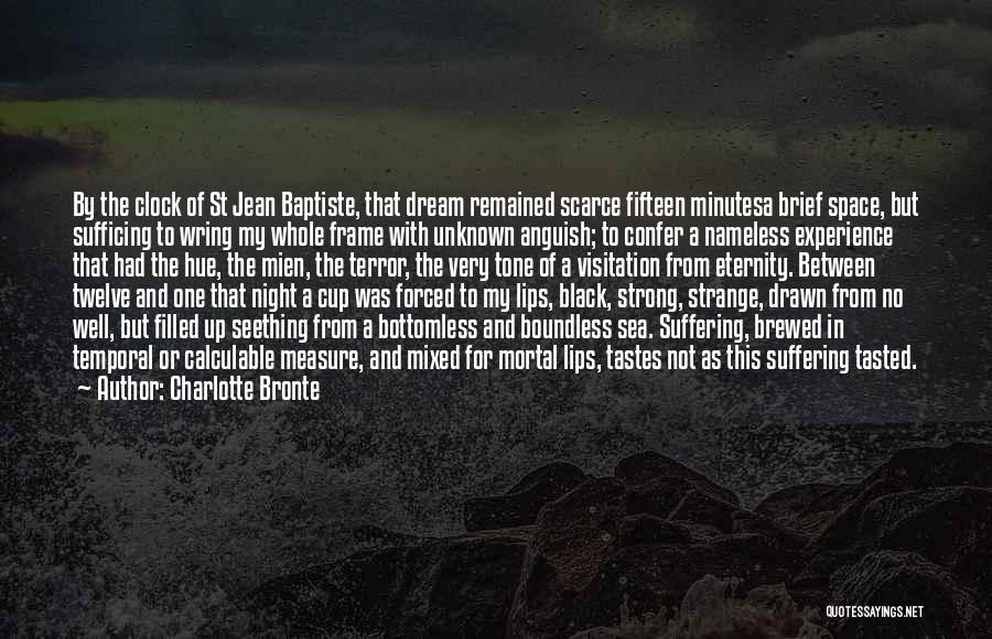 Charlotte Bronte Quotes: By The Clock Of St Jean Baptiste, That Dream Remained Scarce Fifteen Minutesa Brief Space, But Sufficing To Wring My