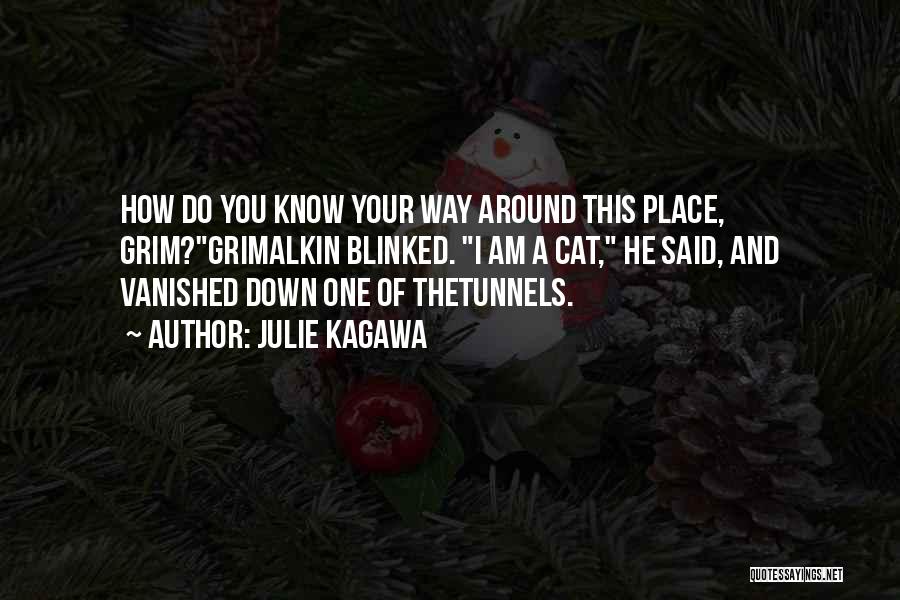 Julie Kagawa Quotes: How Do You Know Your Way Around This Place, Grim?grimalkin Blinked. I Am A Cat, He Said, And Vanished Down