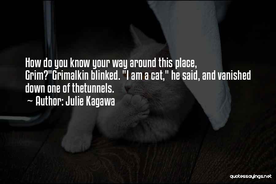 Julie Kagawa Quotes: How Do You Know Your Way Around This Place, Grim?grimalkin Blinked. I Am A Cat, He Said, And Vanished Down