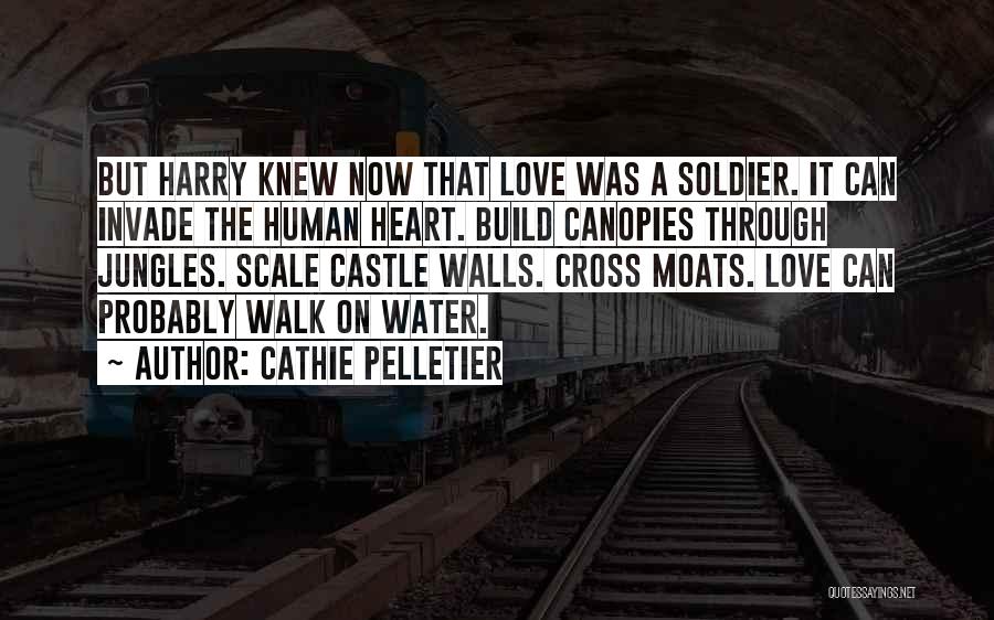 Cathie Pelletier Quotes: But Harry Knew Now That Love Was A Soldier. It Can Invade The Human Heart. Build Canopies Through Jungles. Scale