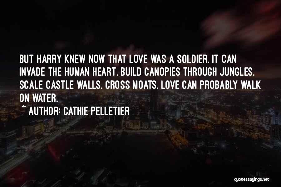 Cathie Pelletier Quotes: But Harry Knew Now That Love Was A Soldier. It Can Invade The Human Heart. Build Canopies Through Jungles. Scale