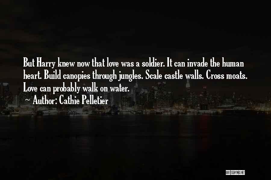 Cathie Pelletier Quotes: But Harry Knew Now That Love Was A Soldier. It Can Invade The Human Heart. Build Canopies Through Jungles. Scale