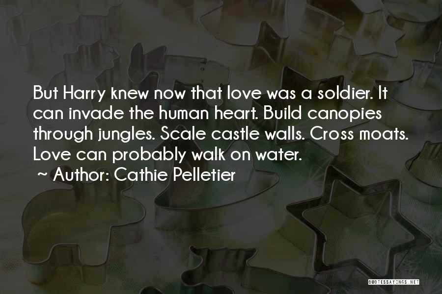 Cathie Pelletier Quotes: But Harry Knew Now That Love Was A Soldier. It Can Invade The Human Heart. Build Canopies Through Jungles. Scale