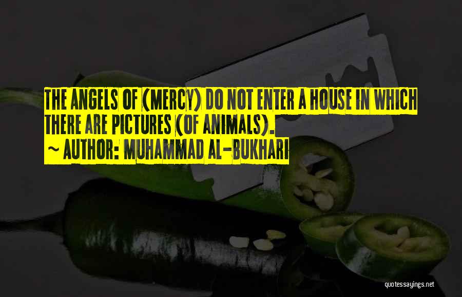 Muhammad Al-Bukhari Quotes: The Angels Of (mercy) Do Not Enter A House In Which There Are Pictures (of Animals).