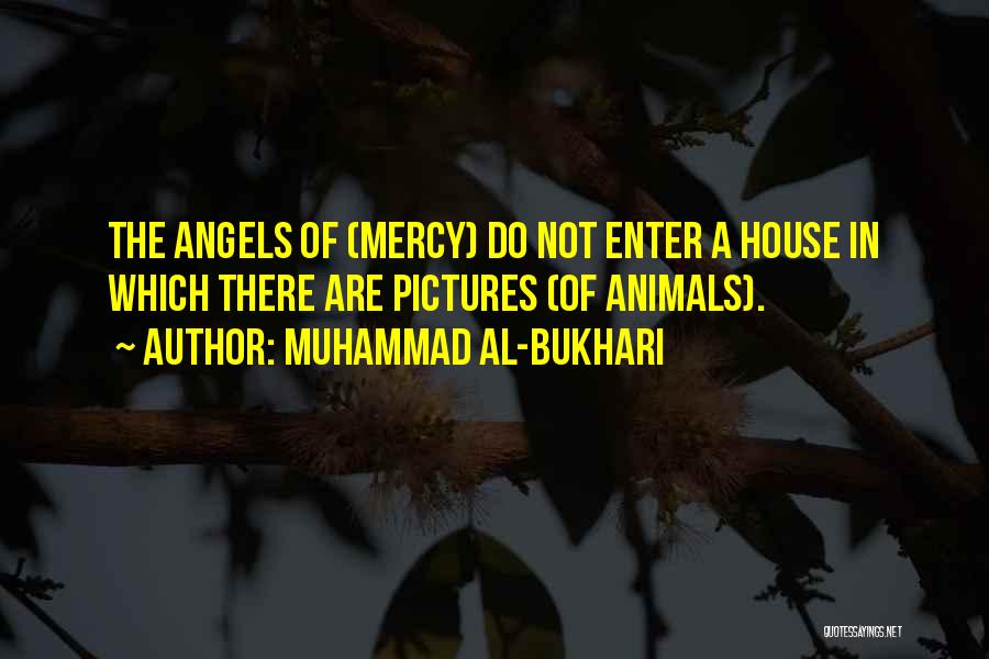 Muhammad Al-Bukhari Quotes: The Angels Of (mercy) Do Not Enter A House In Which There Are Pictures (of Animals).