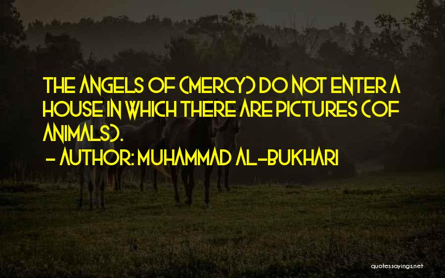 Muhammad Al-Bukhari Quotes: The Angels Of (mercy) Do Not Enter A House In Which There Are Pictures (of Animals).