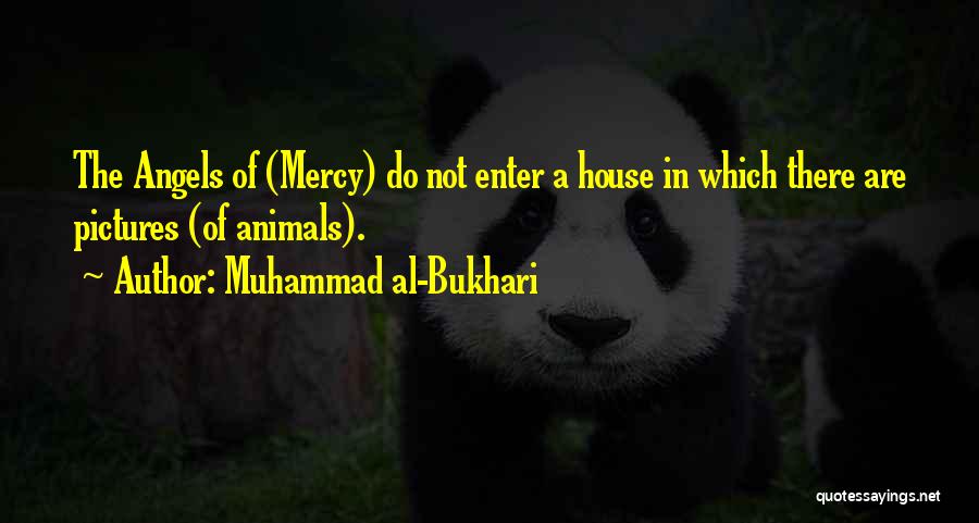 Muhammad Al-Bukhari Quotes: The Angels Of (mercy) Do Not Enter A House In Which There Are Pictures (of Animals).