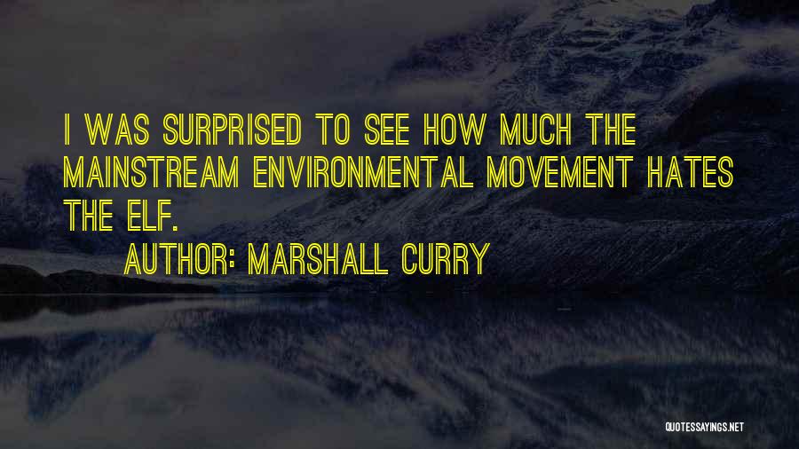 Marshall Curry Quotes: I Was Surprised To See How Much The Mainstream Environmental Movement Hates The Elf.