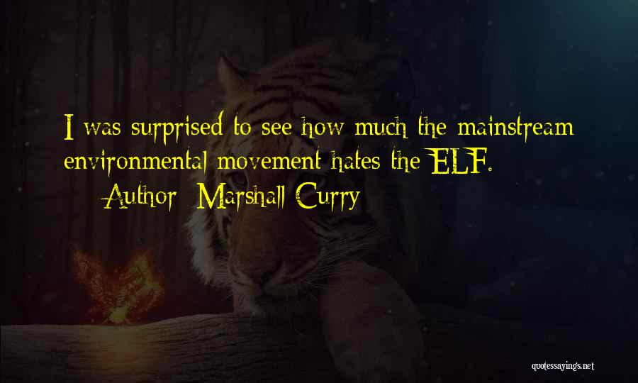 Marshall Curry Quotes: I Was Surprised To See How Much The Mainstream Environmental Movement Hates The Elf.