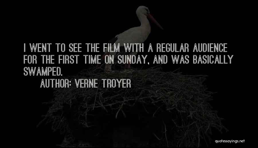 Verne Troyer Quotes: I Went To See The Film With A Regular Audience For The First Time On Sunday, And Was Basically Swamped.