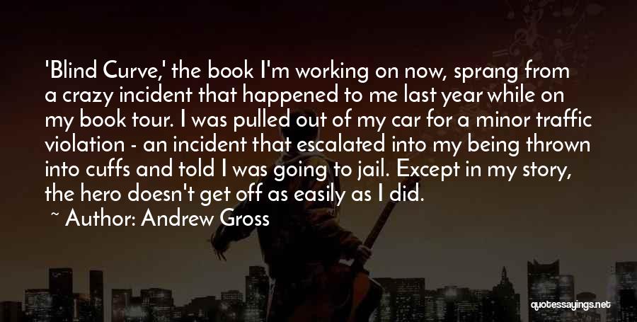 Andrew Gross Quotes: 'blind Curve,' The Book I'm Working On Now, Sprang From A Crazy Incident That Happened To Me Last Year While