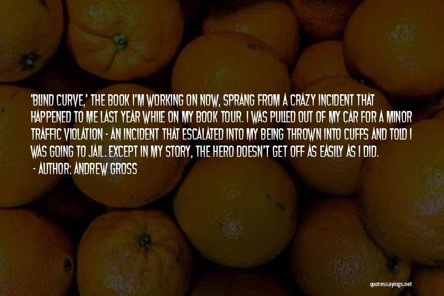 Andrew Gross Quotes: 'blind Curve,' The Book I'm Working On Now, Sprang From A Crazy Incident That Happened To Me Last Year While