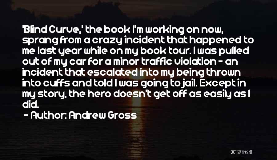 Andrew Gross Quotes: 'blind Curve,' The Book I'm Working On Now, Sprang From A Crazy Incident That Happened To Me Last Year While