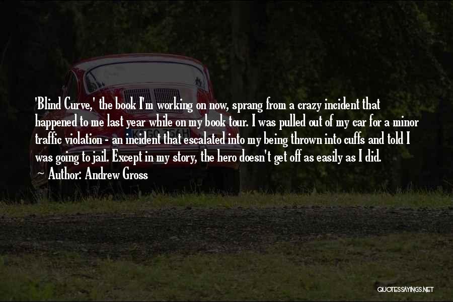 Andrew Gross Quotes: 'blind Curve,' The Book I'm Working On Now, Sprang From A Crazy Incident That Happened To Me Last Year While