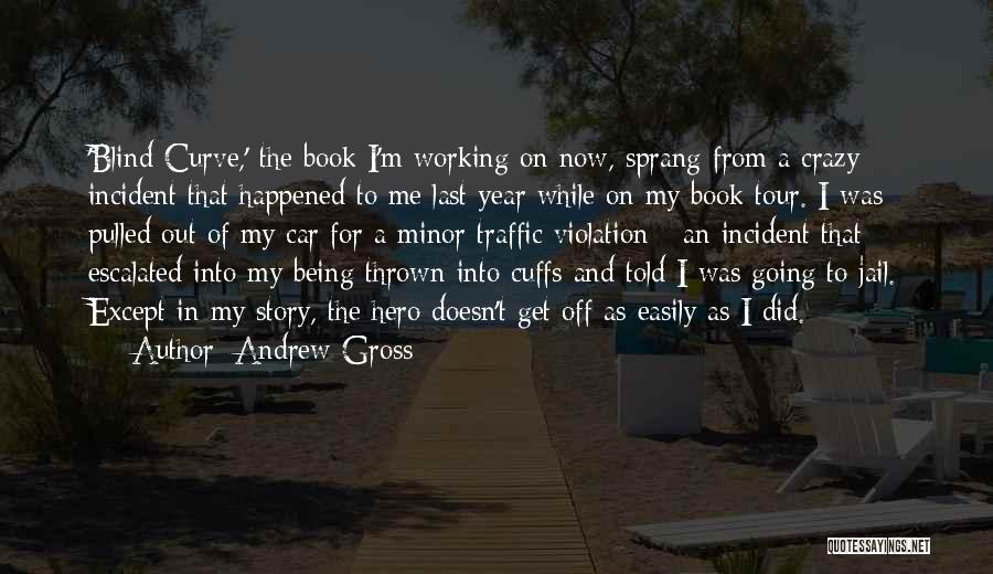 Andrew Gross Quotes: 'blind Curve,' The Book I'm Working On Now, Sprang From A Crazy Incident That Happened To Me Last Year While