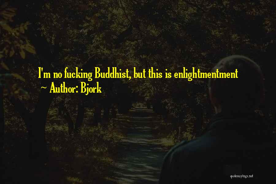 Bjork Quotes: I'm No Fucking Buddhist, But This Is Enlightmentment