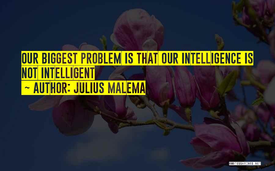 Julius Malema Quotes: Our Biggest Problem Is That Our Intelligence Is Not Intelligent