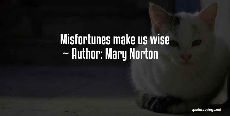 Mary Norton Quotes: Misfortunes Make Us Wise