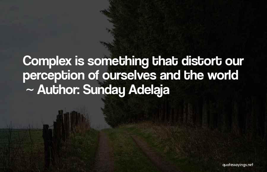 Sunday Adelaja Quotes: Complex Is Something That Distort Our Perception Of Ourselves And The World