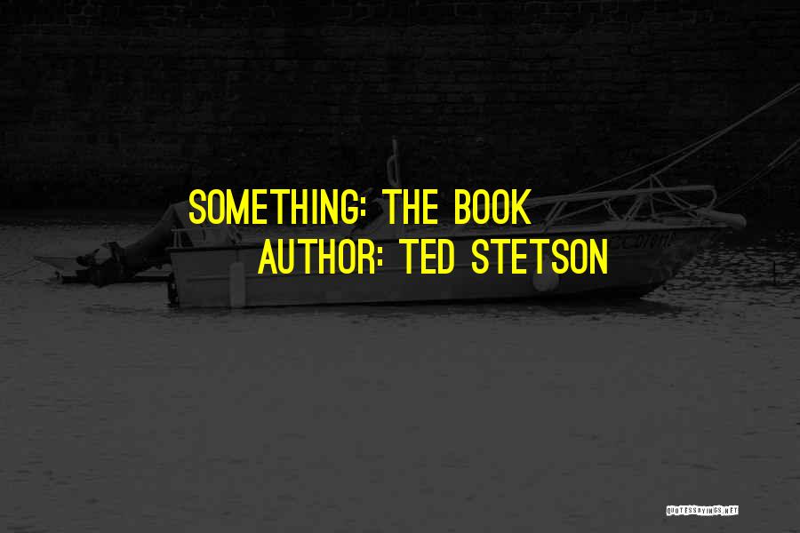 Ted Stetson Quotes: Something: The Book