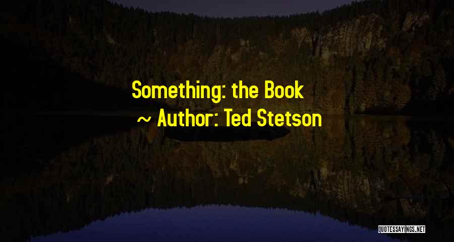 Ted Stetson Quotes: Something: The Book