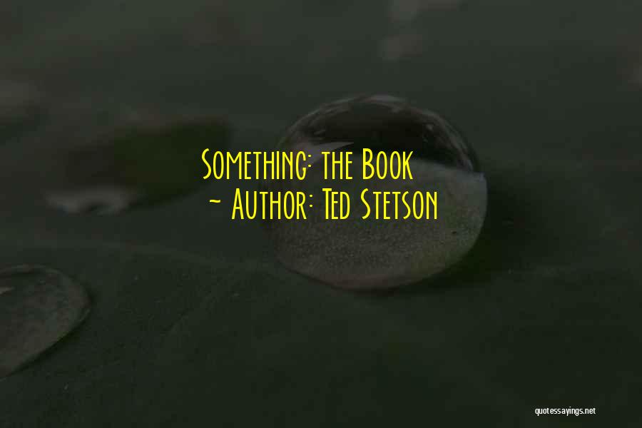 Ted Stetson Quotes: Something: The Book