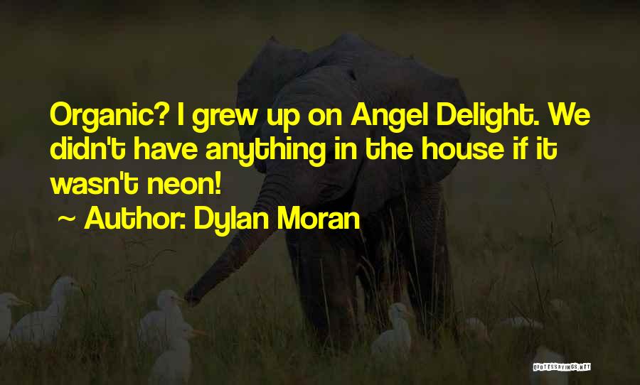 Dylan Moran Quotes: Organic? I Grew Up On Angel Delight. We Didn't Have Anything In The House If It Wasn't Neon!