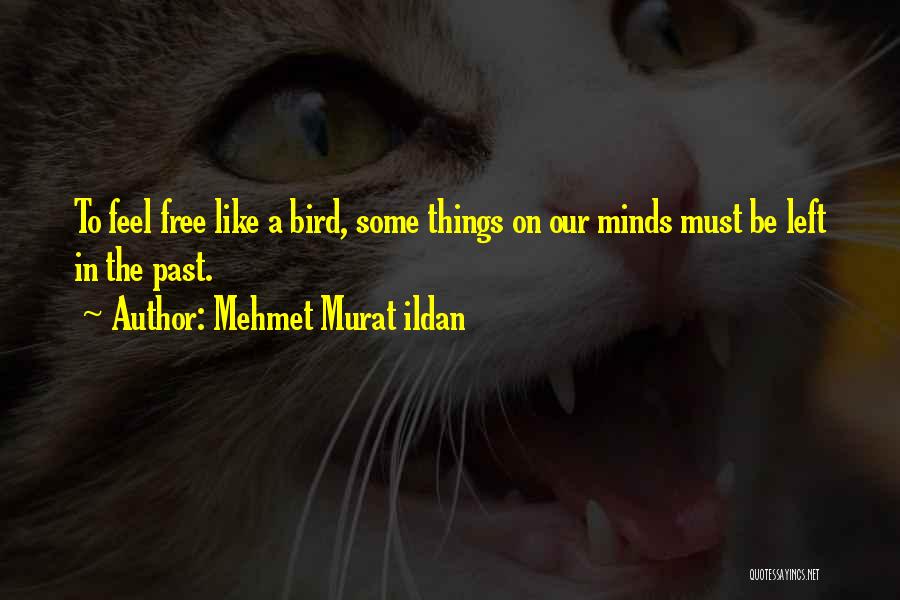 Mehmet Murat Ildan Quotes: To Feel Free Like A Bird, Some Things On Our Minds Must Be Left In The Past.