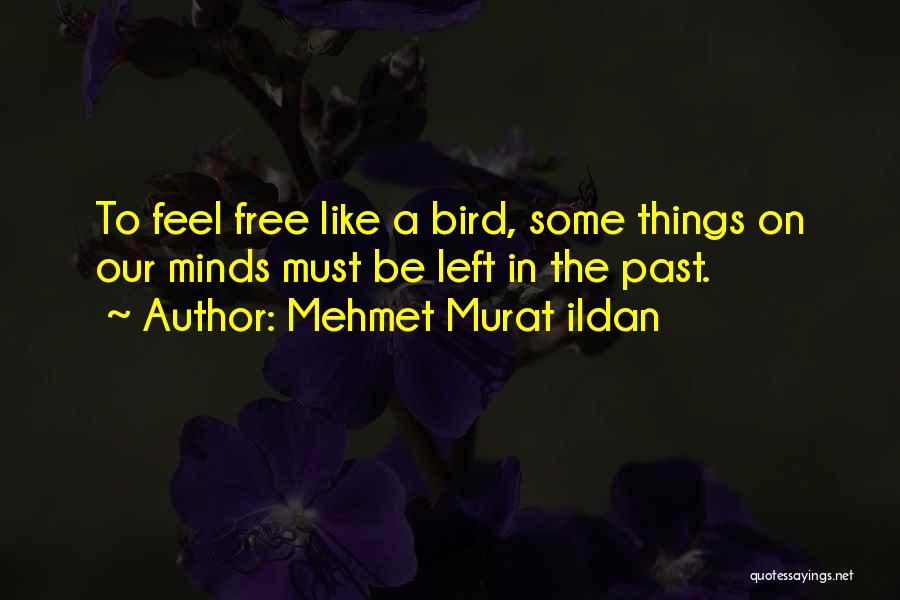 Mehmet Murat Ildan Quotes: To Feel Free Like A Bird, Some Things On Our Minds Must Be Left In The Past.