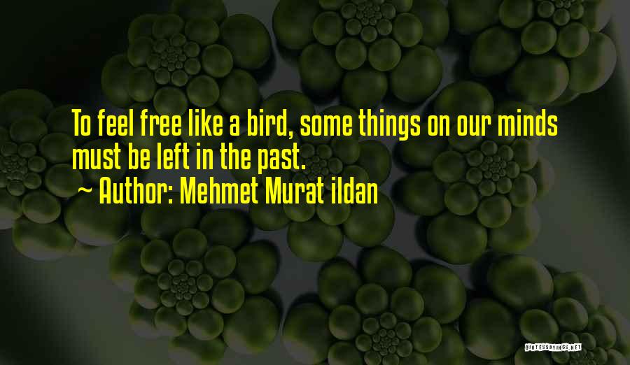 Mehmet Murat Ildan Quotes: To Feel Free Like A Bird, Some Things On Our Minds Must Be Left In The Past.