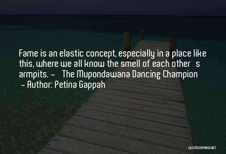 Petina Gappah Quotes: Fame Is An Elastic Concept, Especially In A Place Like This, Where We All Know The Smell Of Each Other's