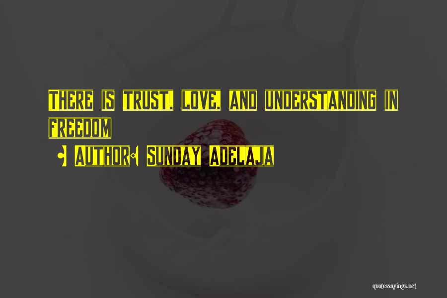 Sunday Adelaja Quotes: There Is Trust, Love, And Understanding In Freedom