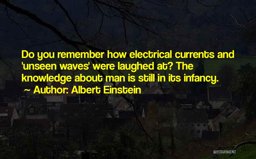 Albert Einstein Quotes: Do You Remember How Electrical Currents And 'unseen Waves' Were Laughed At? The Knowledge About Man Is Still In Its