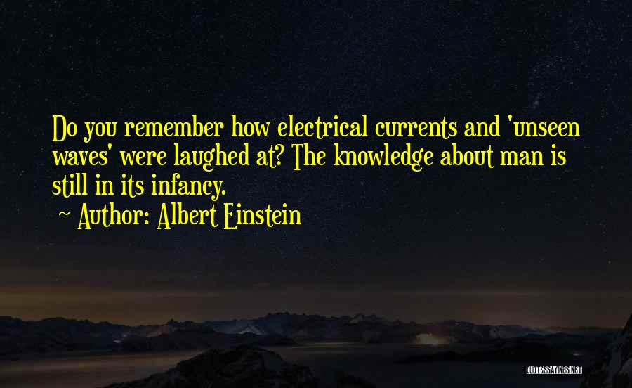 Albert Einstein Quotes: Do You Remember How Electrical Currents And 'unseen Waves' Were Laughed At? The Knowledge About Man Is Still In Its