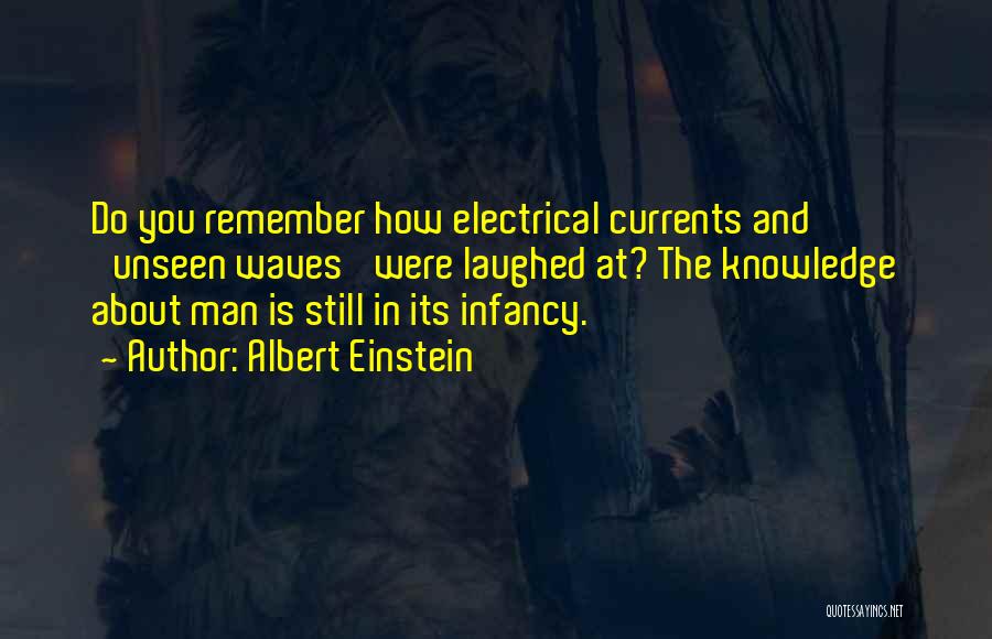 Albert Einstein Quotes: Do You Remember How Electrical Currents And 'unseen Waves' Were Laughed At? The Knowledge About Man Is Still In Its