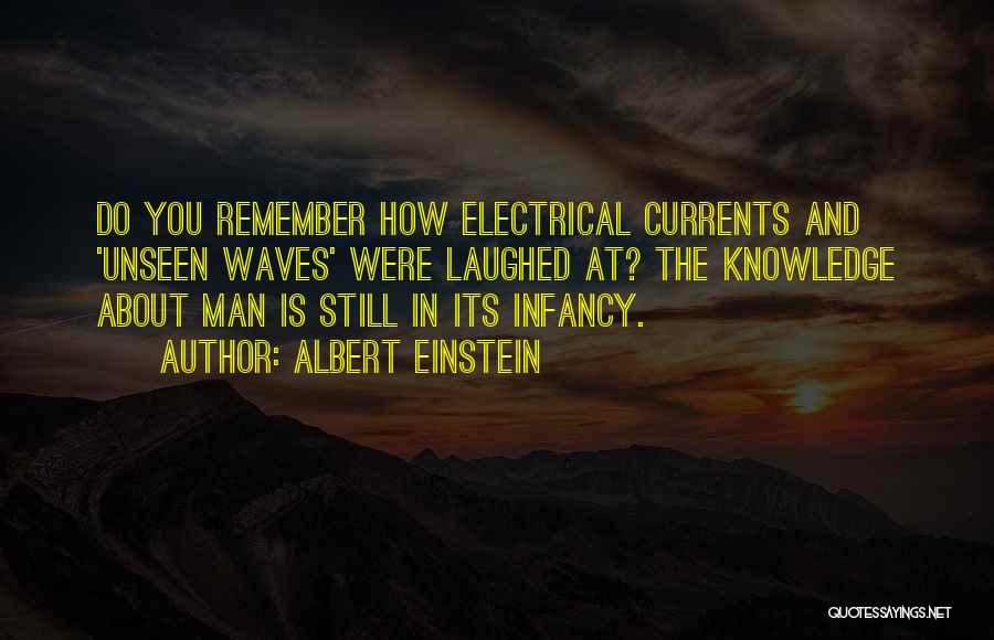 Albert Einstein Quotes: Do You Remember How Electrical Currents And 'unseen Waves' Were Laughed At? The Knowledge About Man Is Still In Its