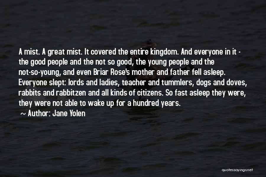 Jane Yolen Quotes: A Mist. A Great Mist. It Covered The Entire Kingdom. And Everyone In It - The Good People And The