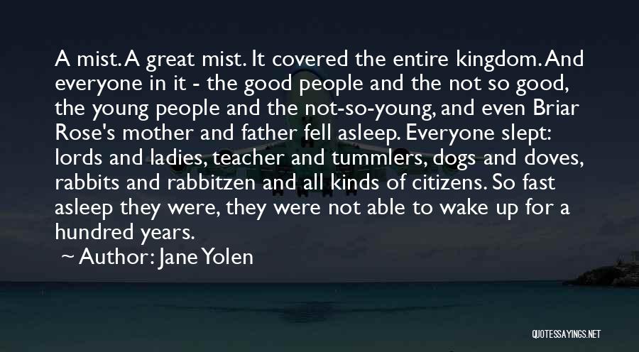 Jane Yolen Quotes: A Mist. A Great Mist. It Covered The Entire Kingdom. And Everyone In It - The Good People And The