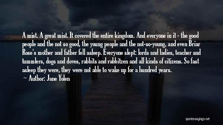 Jane Yolen Quotes: A Mist. A Great Mist. It Covered The Entire Kingdom. And Everyone In It - The Good People And The