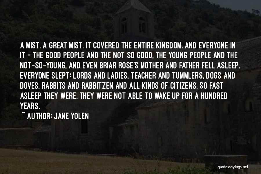 Jane Yolen Quotes: A Mist. A Great Mist. It Covered The Entire Kingdom. And Everyone In It - The Good People And The