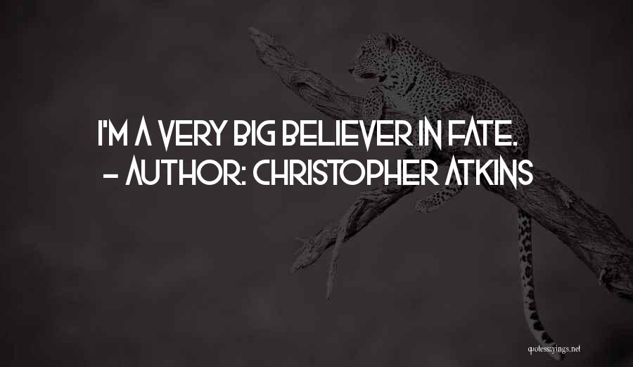 Christopher Atkins Quotes: I'm A Very Big Believer In Fate.