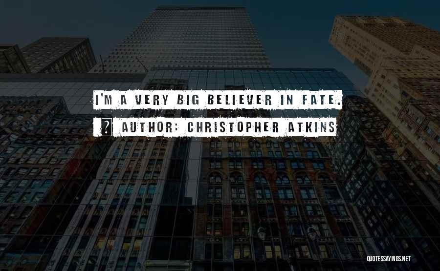 Christopher Atkins Quotes: I'm A Very Big Believer In Fate.